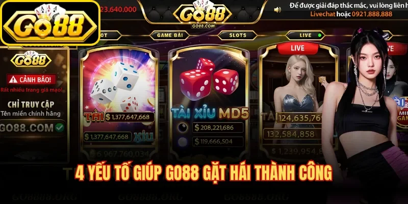 4 yếu tố giúp Go88 gặt hái thành công